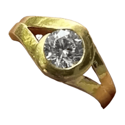 Solitaire: a silver piece from this selection