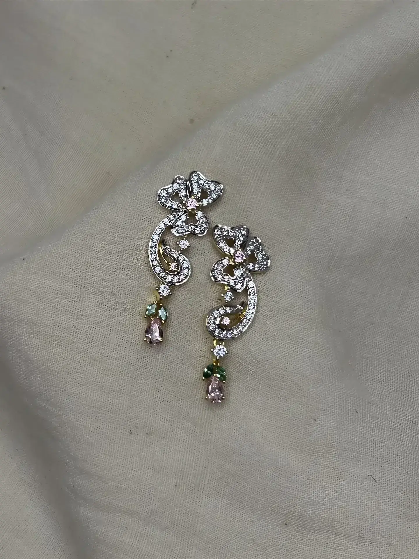 Ethereal Bloom Drop Earrings