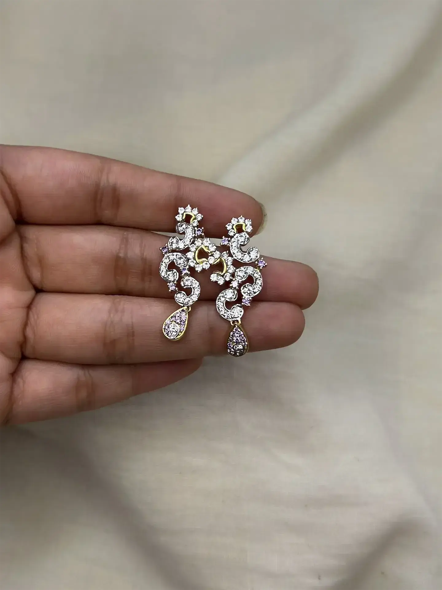 Celestial Filigree Drop Earrings