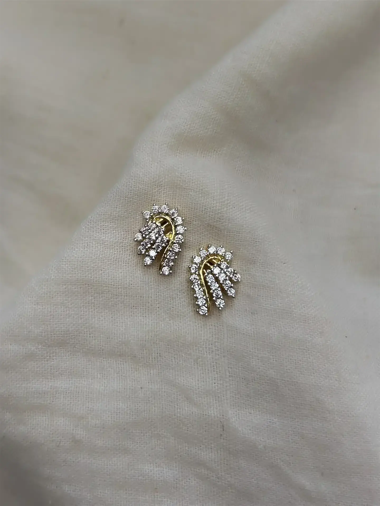 Celestial Feather Studs