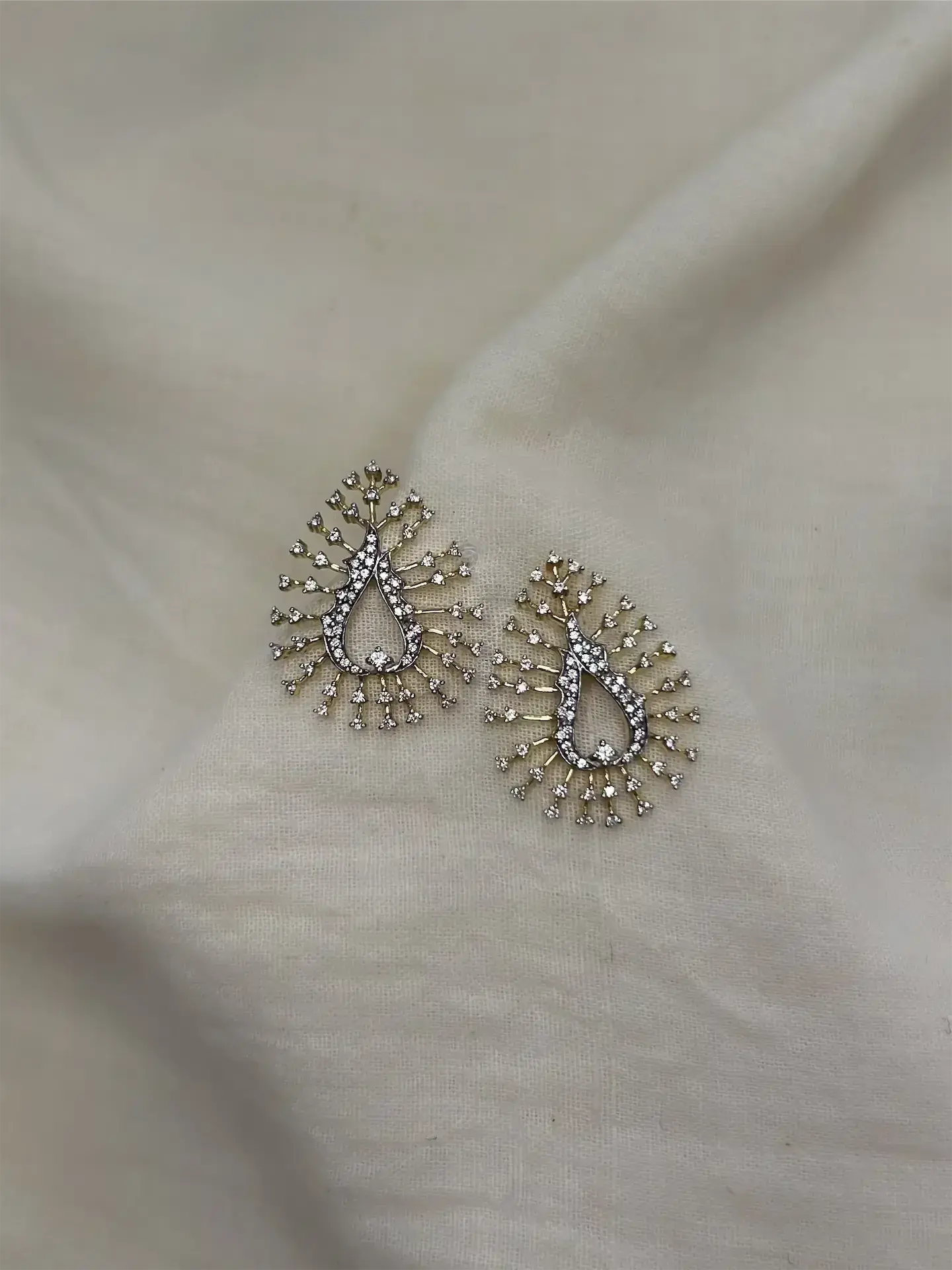 Radiant Peacock Studs