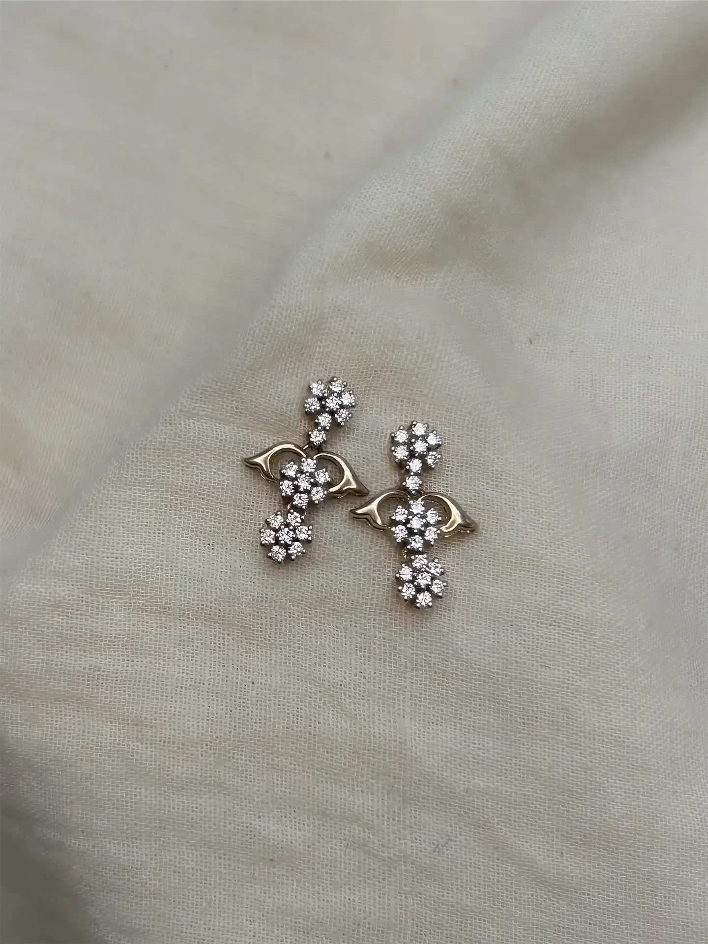 Celestial Floral Drop Earrings