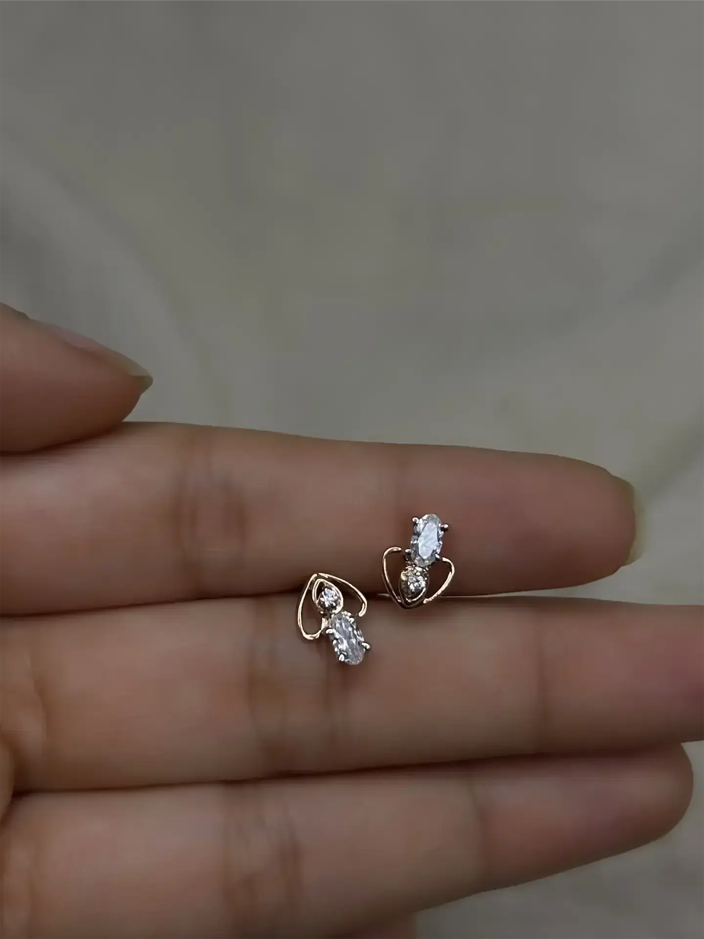 Ethereal Heart Studs