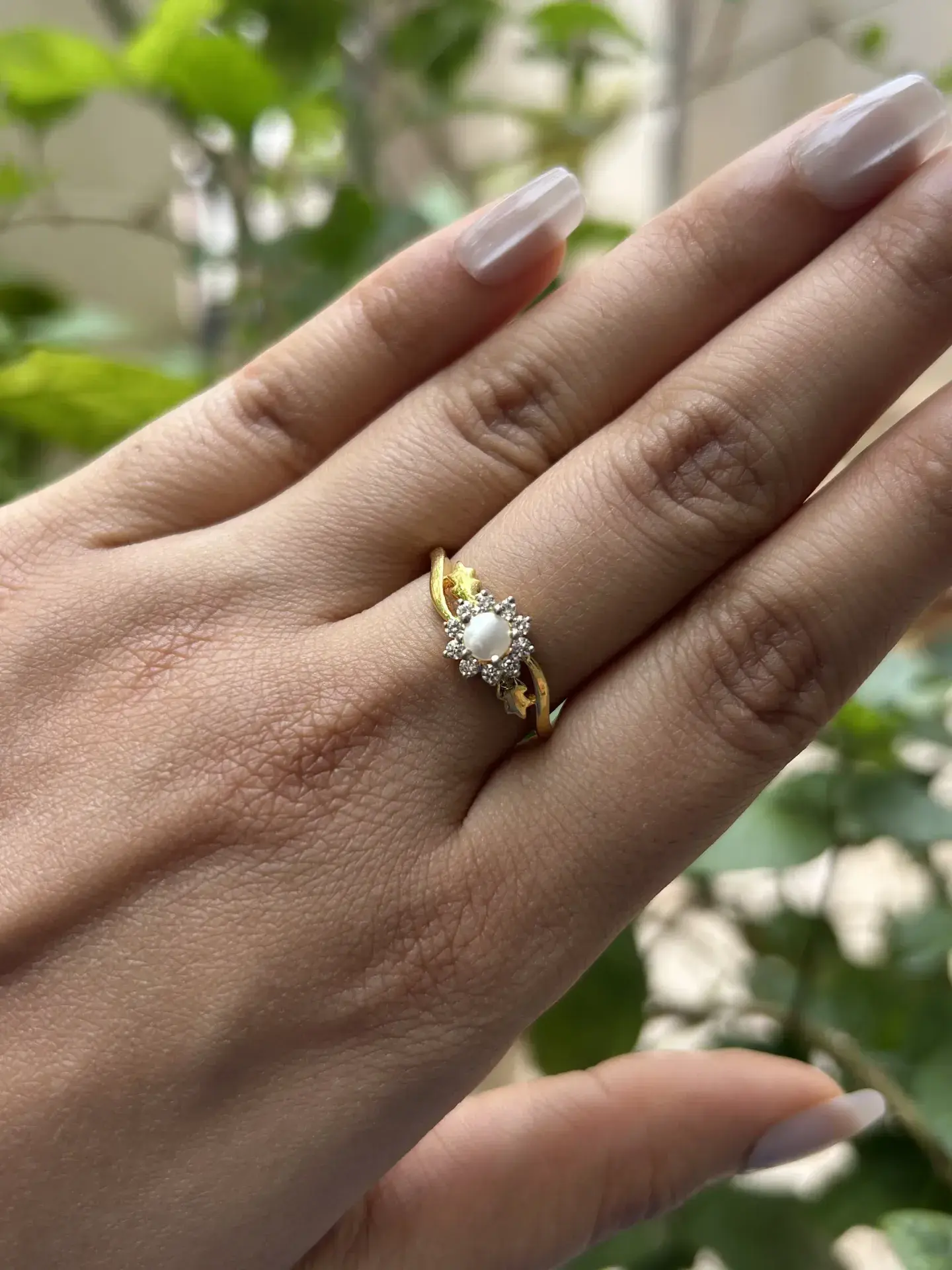 Luminous Pearl Ring