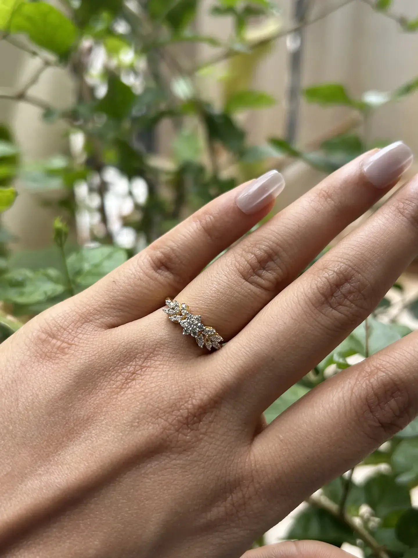 Floral Cluster Ring