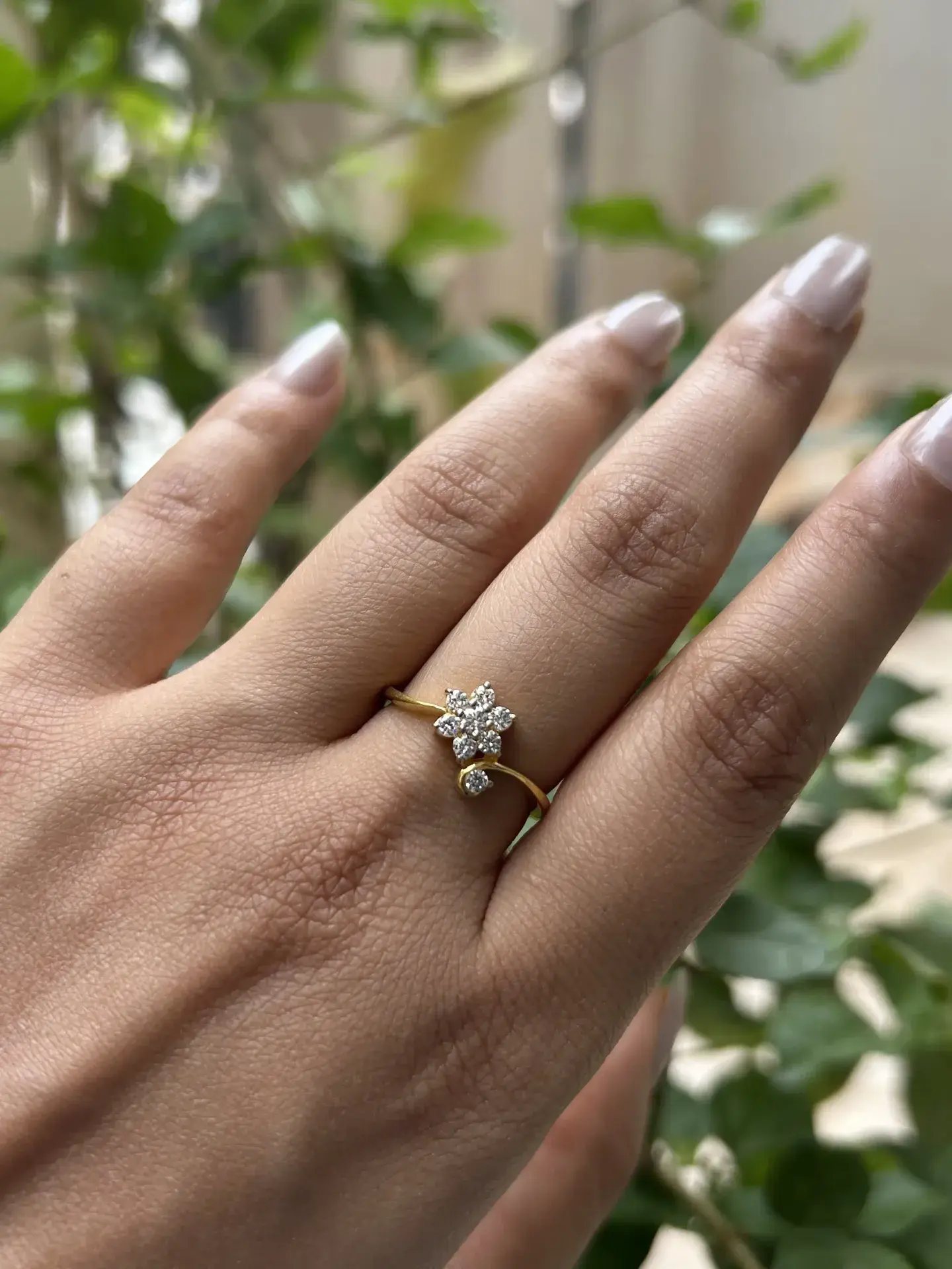 Floral Cluster Ring