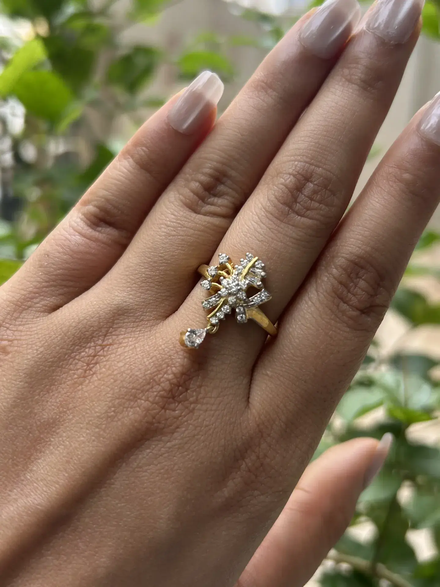 Celestial Drop Ring