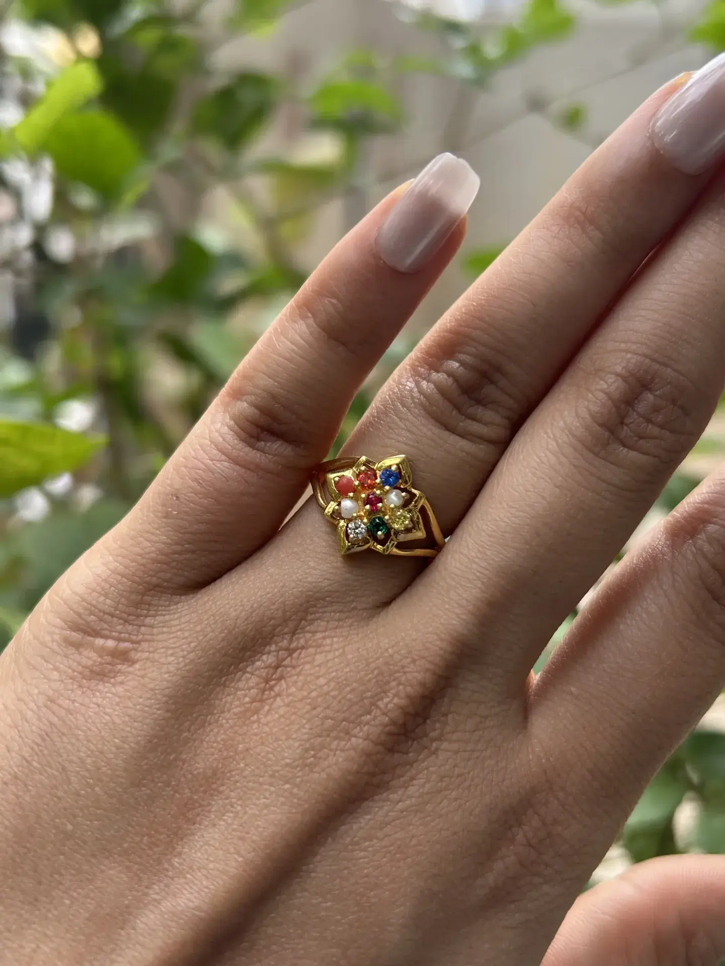Celestial Navratna Star Ring