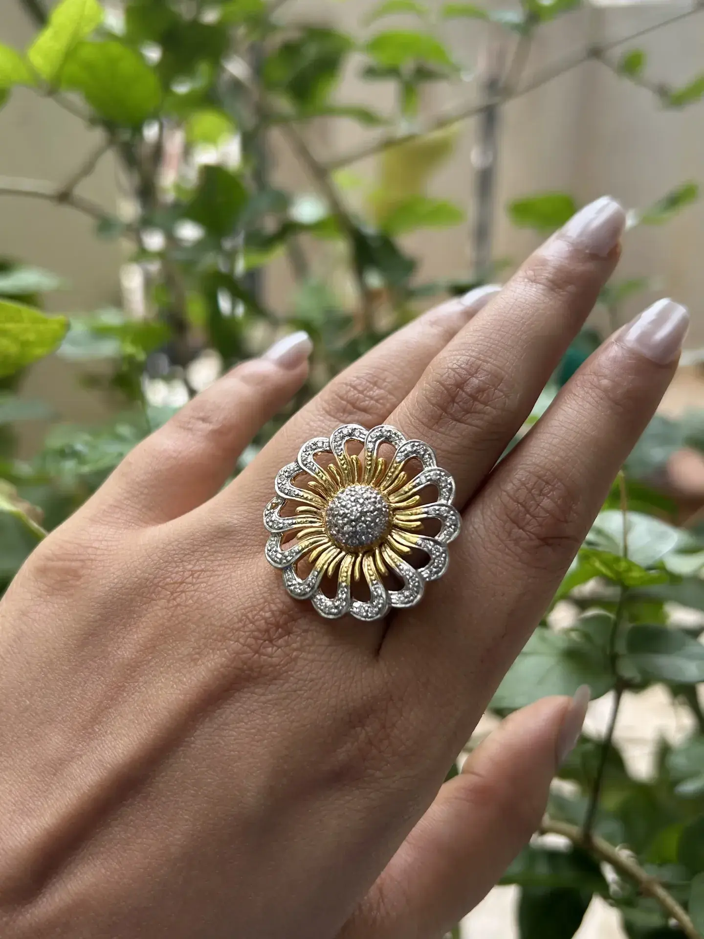Solar Bloom Ring