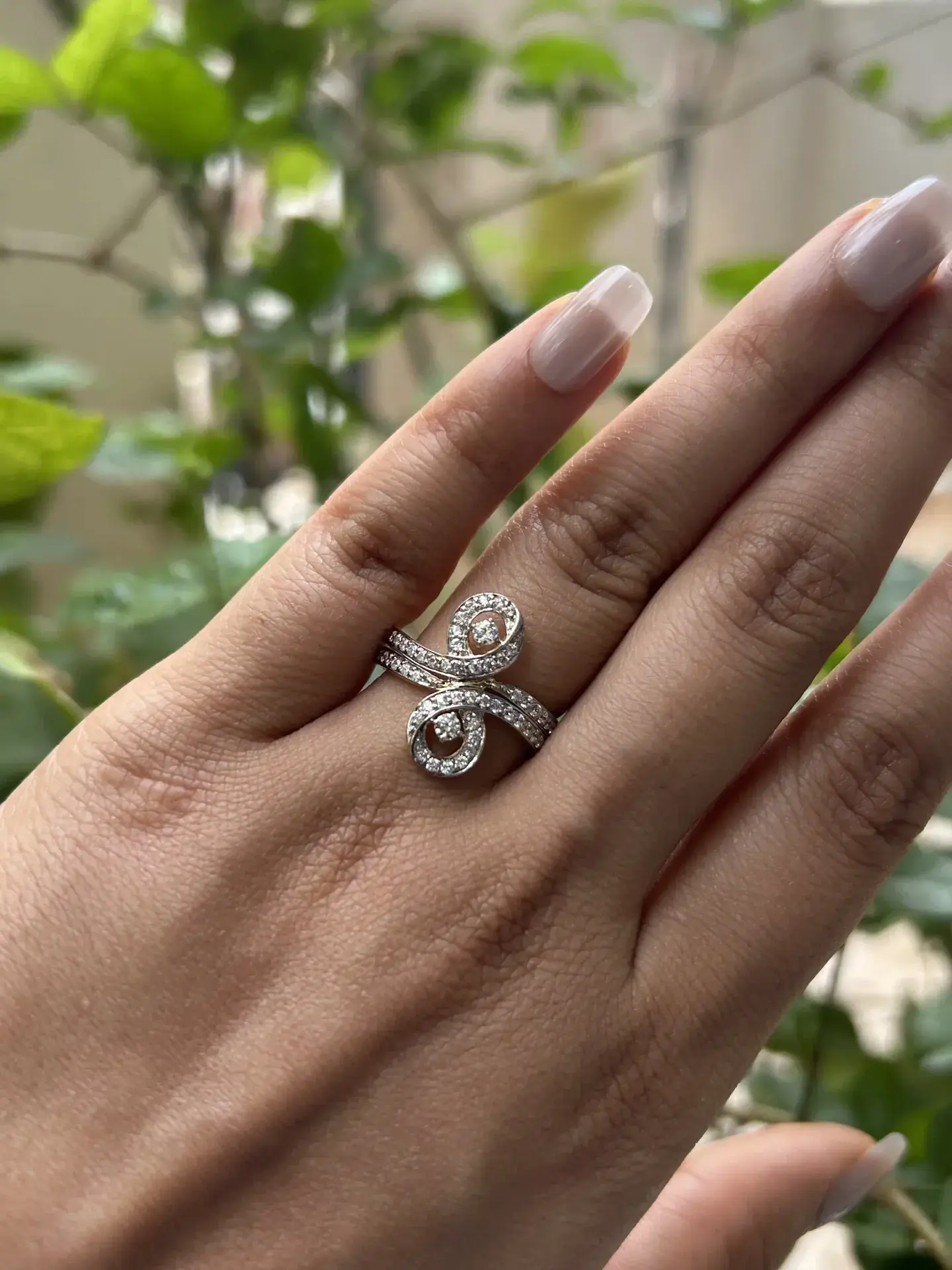 Ethereal Swirl Ring
