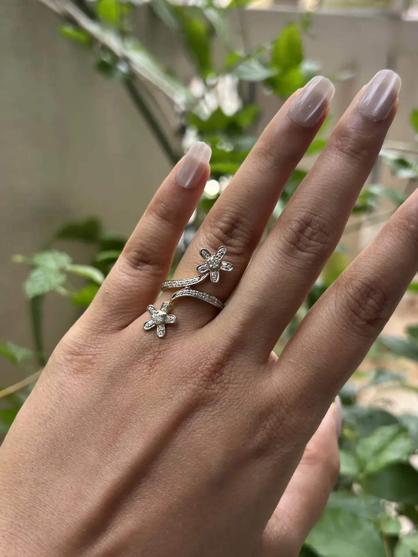 Floral Spiral Ring