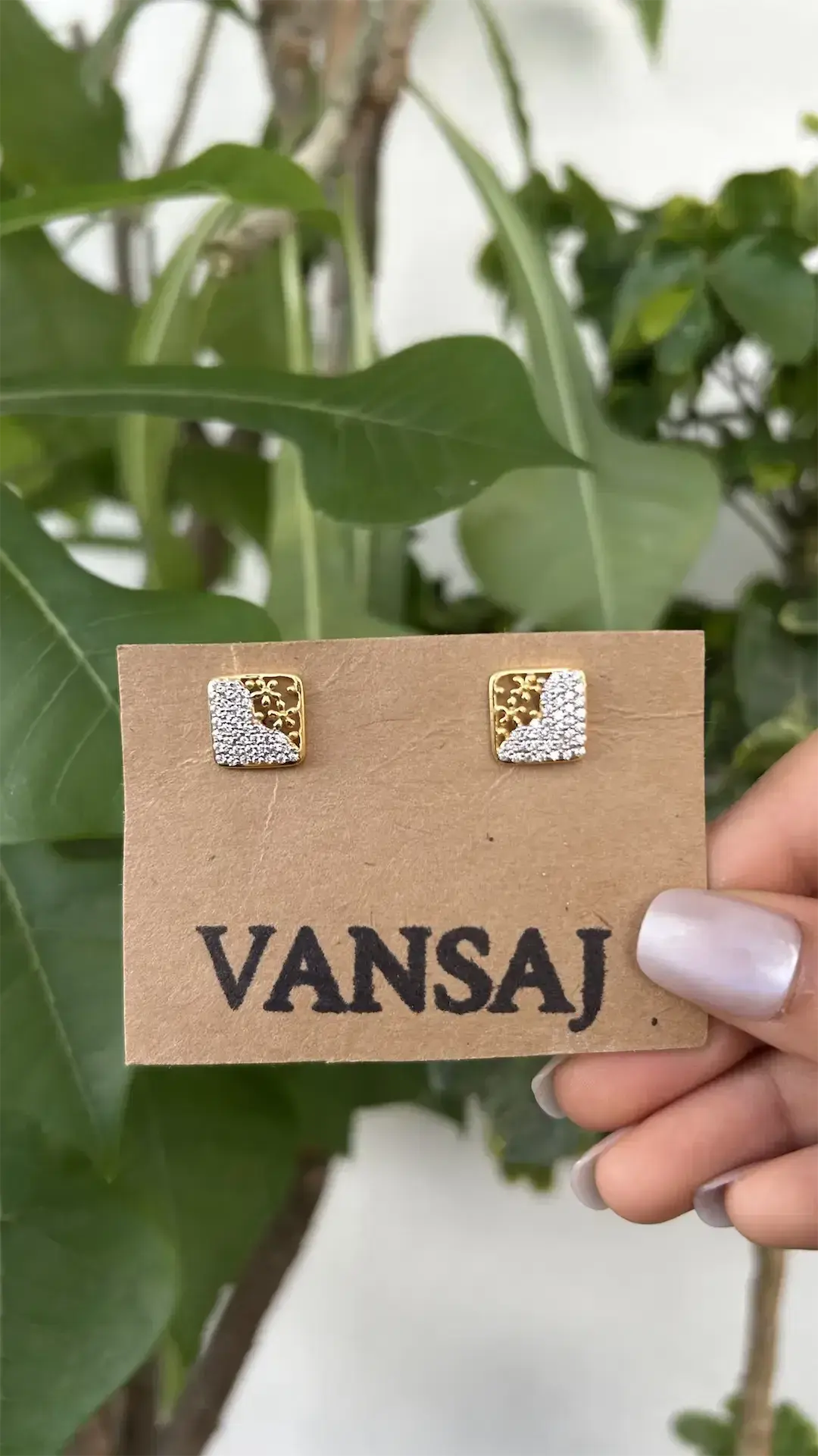 Celestial Square Studs