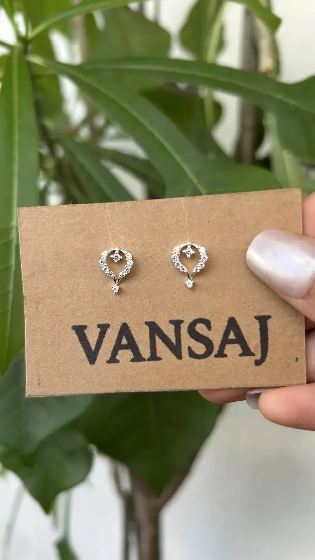 Celestial Heart Studs