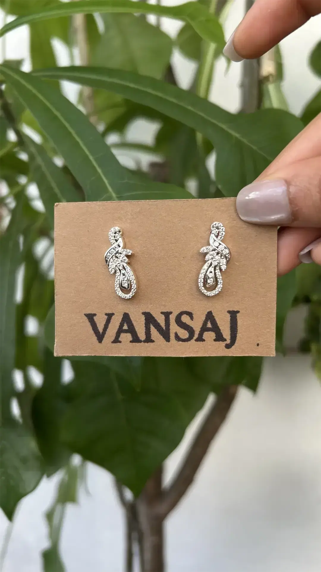 Celestial Swirl Pavé Studs