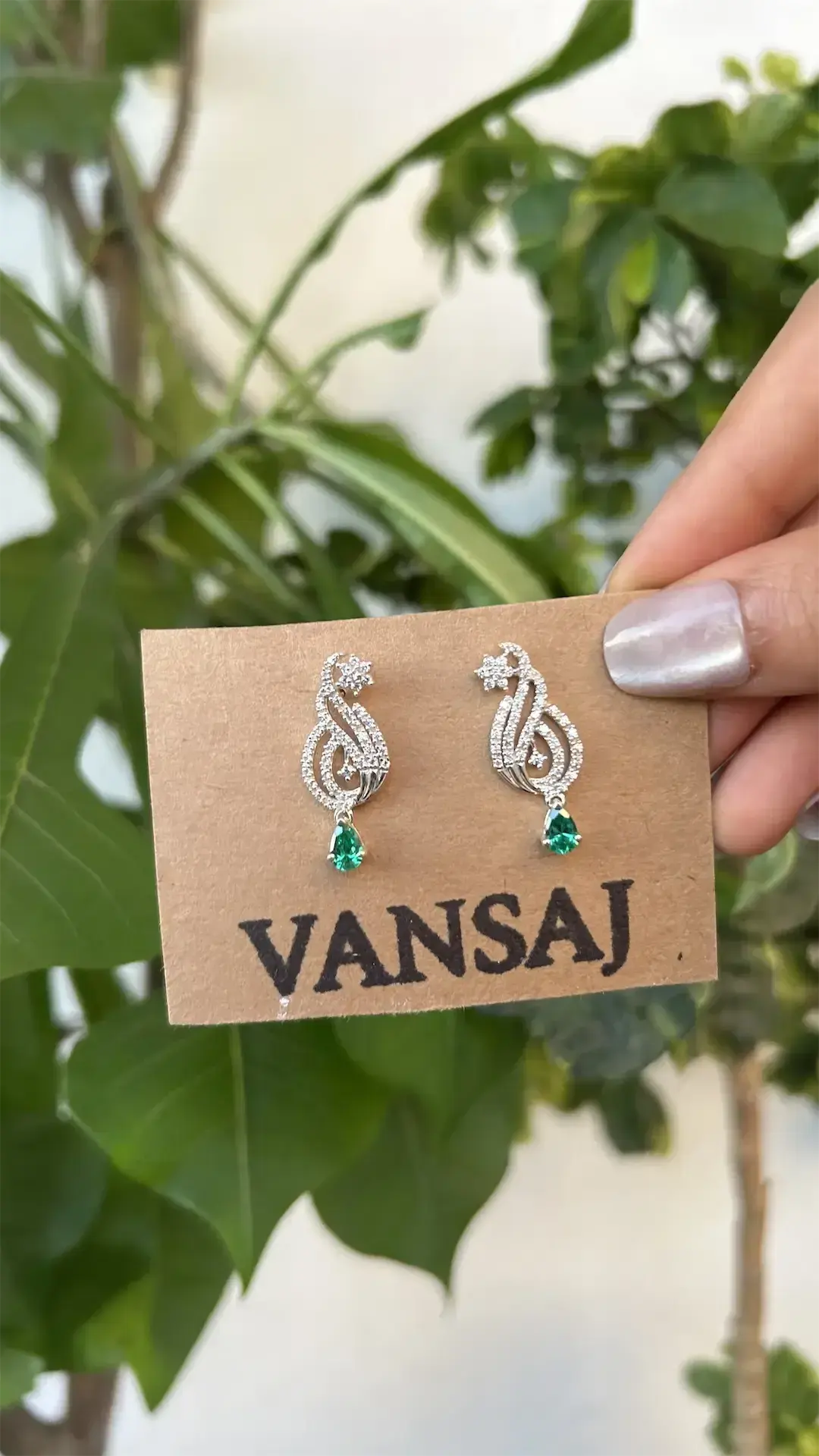 Verdant Teardrop Earrings