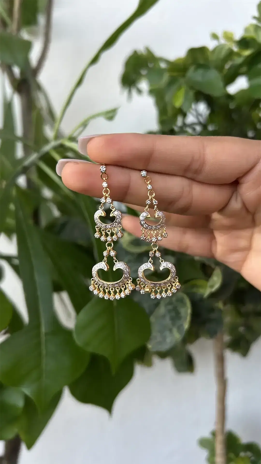 Golden Heirloom Chandelier Earrings