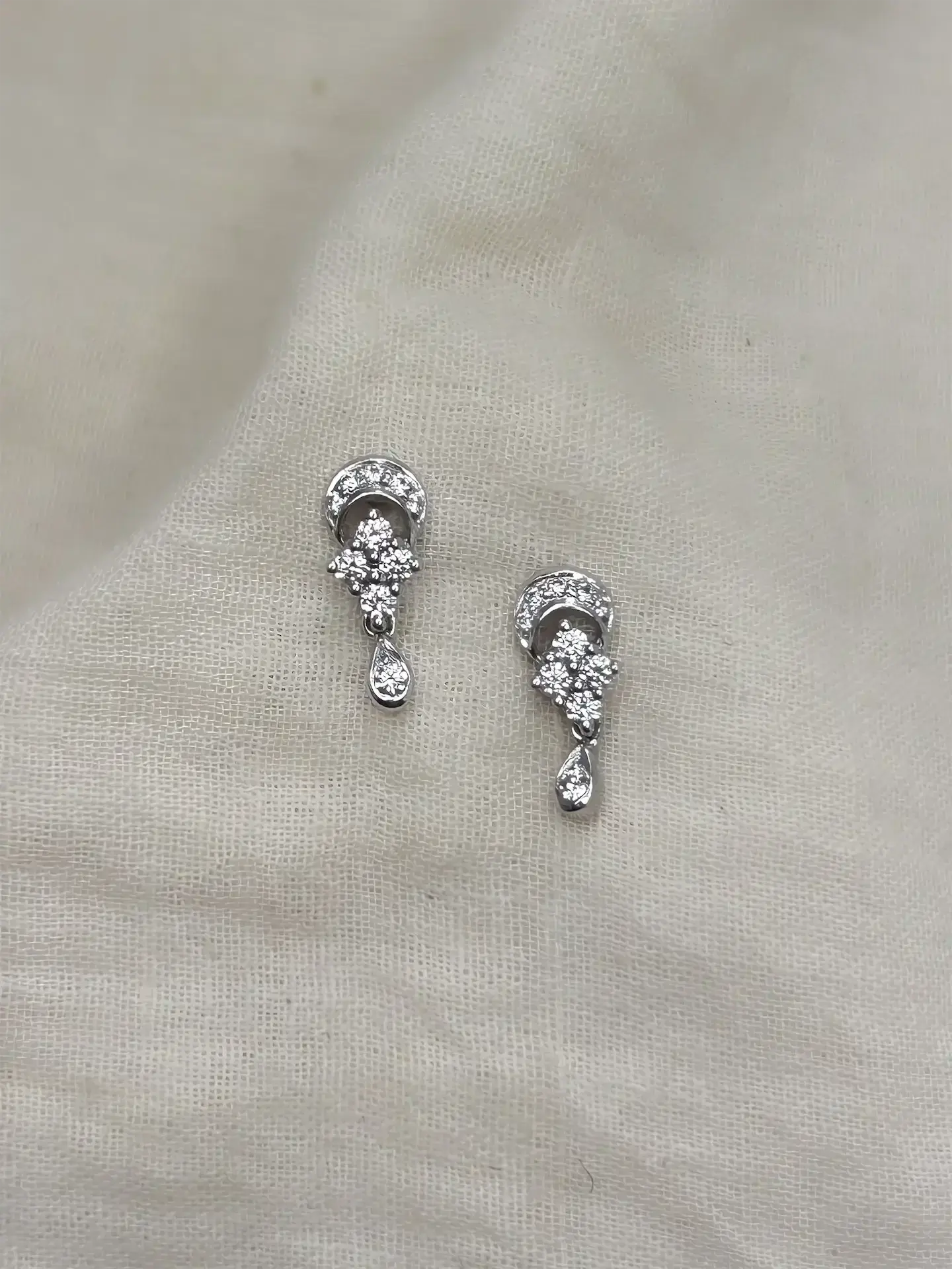 Celestial Pear Drop Earrings