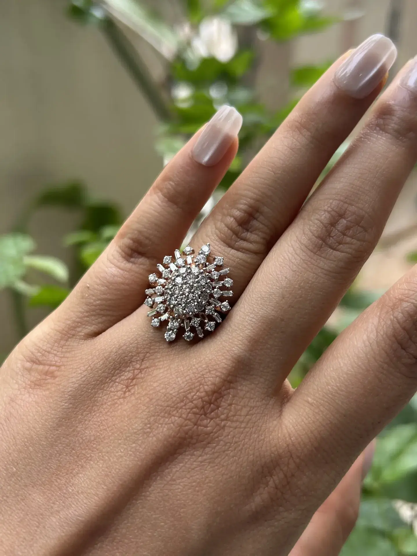 Celestial Starburst Cluster Ring
